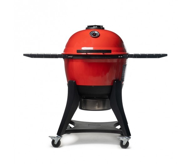 Угольный гриль Kamado Joe Kettle Joe, 57 см (красный), с ножками и столиками
