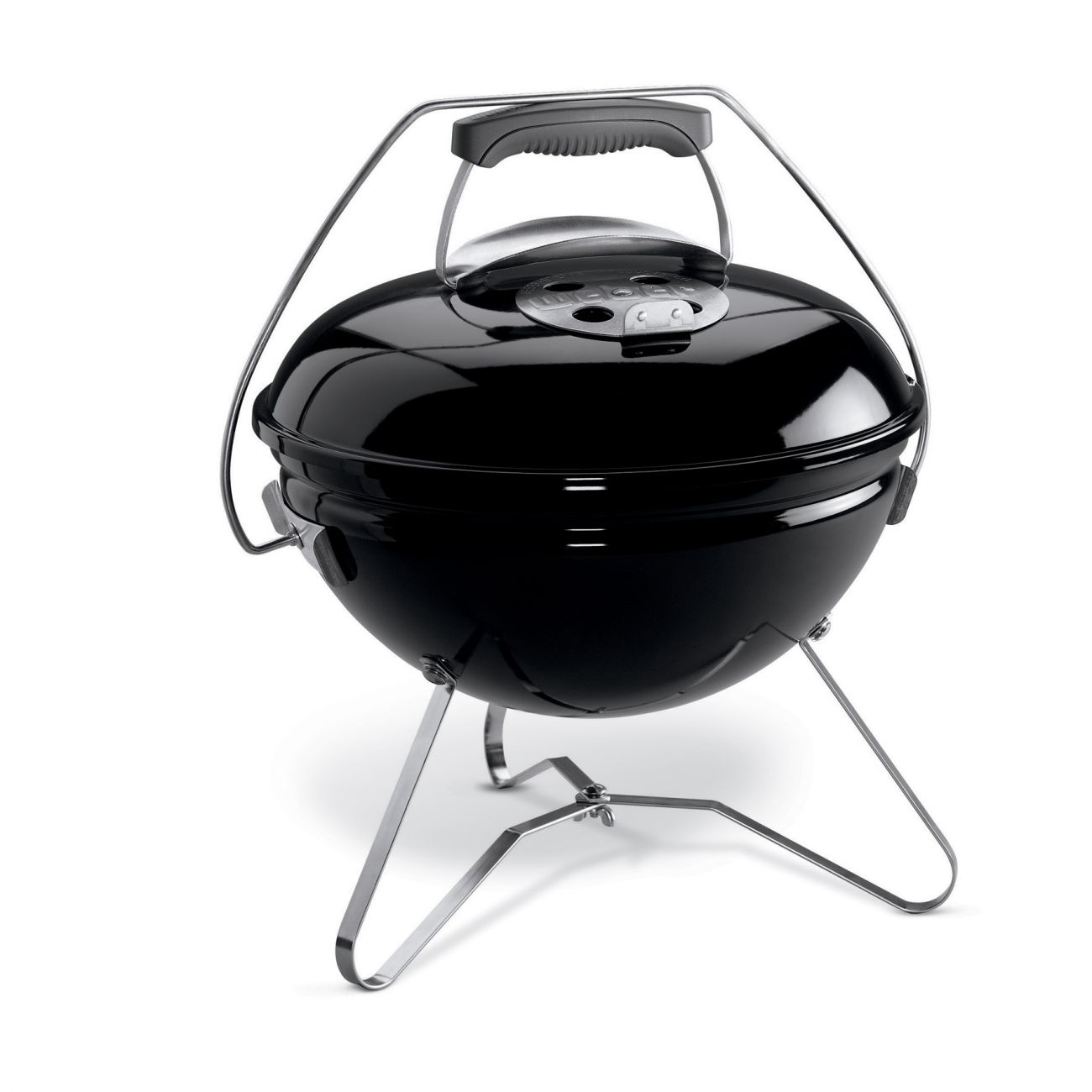 Портативный угольный гриль Weber Smokey Joe Premium, 37 см, чёрный