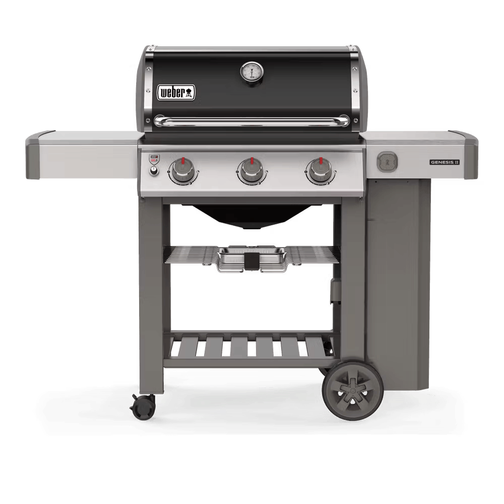 Газовый гриль Weber Genesis II Е-310 GBS, 3 горелки, чёрный
