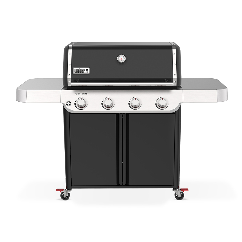 Газовый гриль Weber Genesis E-415, 4 горелки, чёрный