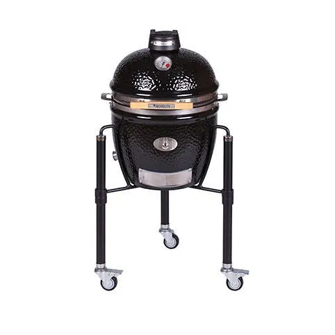 Керамический гриль Monolith Junior Black PRO 2.0 с ножками