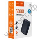 Моб. заряд. устрой. HOCO J158 5000 mAh 3-ports черный