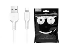 Кабель USB Lightning HOCO X13 1м 2,4A белый
