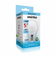 Лампа светодиодная шар GL45-5W-4000K-E27, SMARTBUY