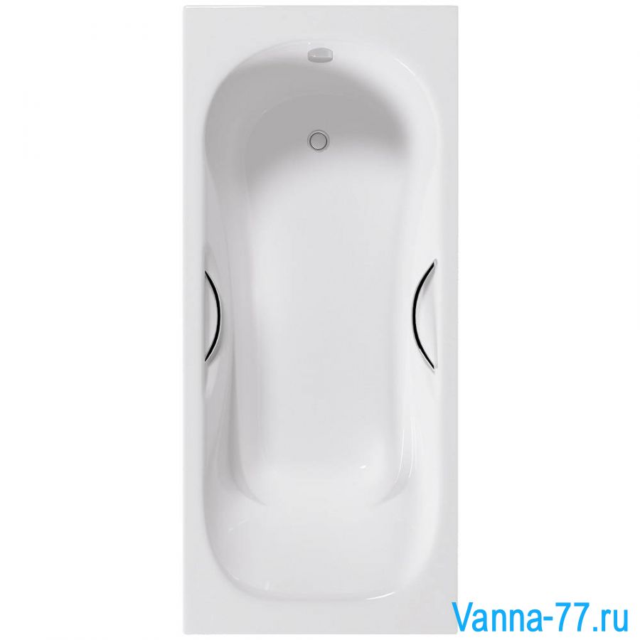 Ванна чугунная Aqualux Zya 180х80 с отверстиями под ручки