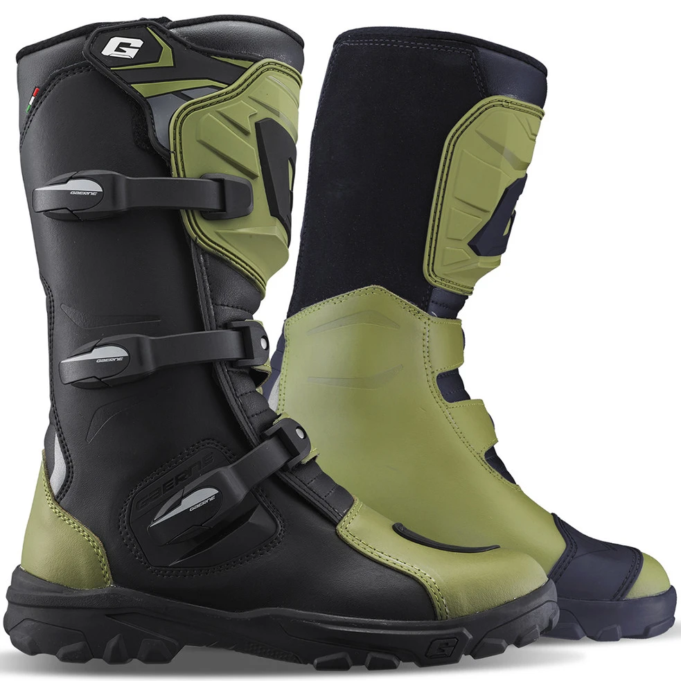 Gaerne G_Adventure Aquatech Black/Forest мотоботы для мототуризма и приключений