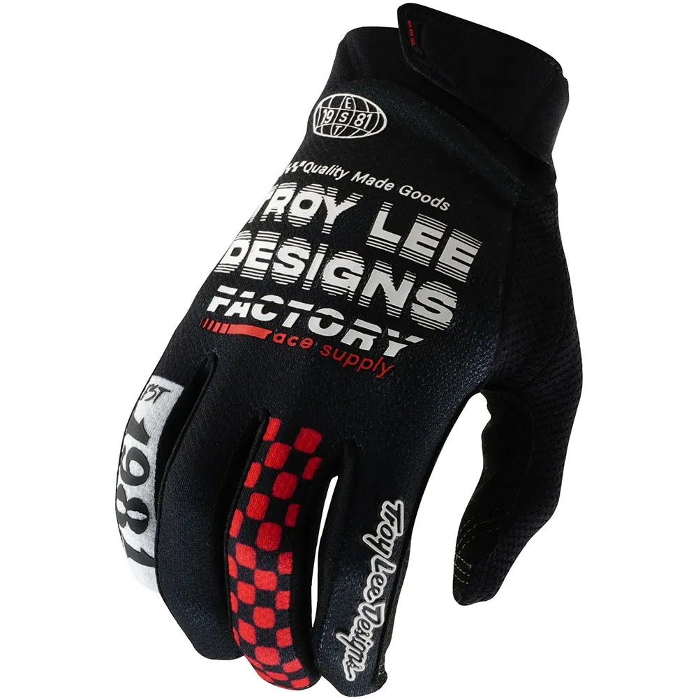 Troy Lee Designs GP Pro Factory Black перчатки для мотокросса