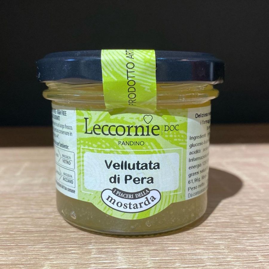 Мостарда Веллютата Груша 120 г, Vellutata di Pere Leccornie 120 g