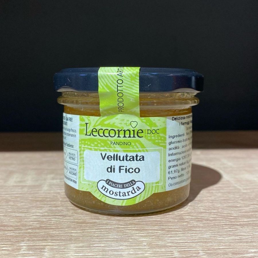 Мостарда Веллютата Инжир 120 г, Vellutata di Fico Leccornie 120 g