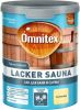 Лак для Бани и Сауны Omnitex Pinotex Lacker Sauna 20 1л Бесцветный, Полуматовый, Термостойкий до 120°С / Омнитекс Пинотекс Лакер Сауна