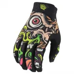 Troy Lee Designs Air Bigfoot Black/Green перчатки для мотокросса