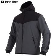 Мотокуртка John Doe XTM Hoodie V3 Softshell, серо-чёрная