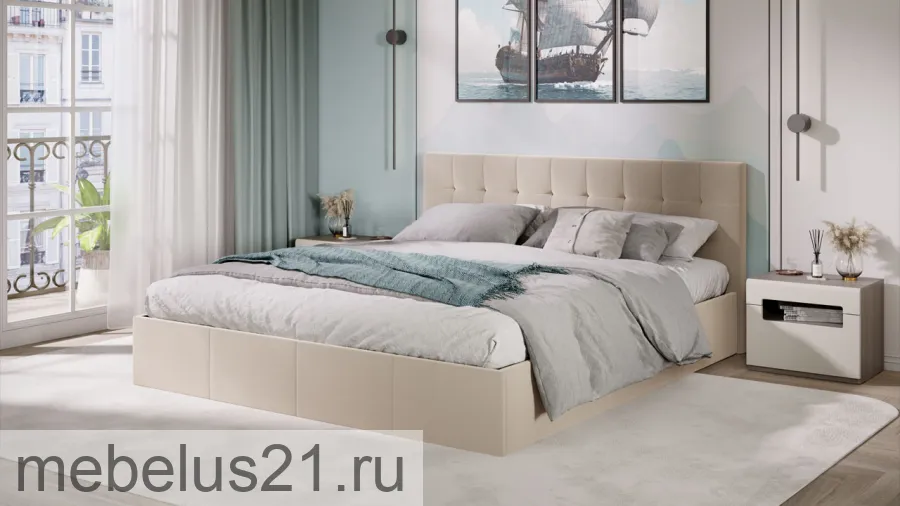 Кровать 180 Эмма (с подъемным механизмом) с заглушиной
