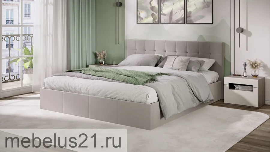 Кровать 180 Эмма (с подъемным механизмом) с заглушиной