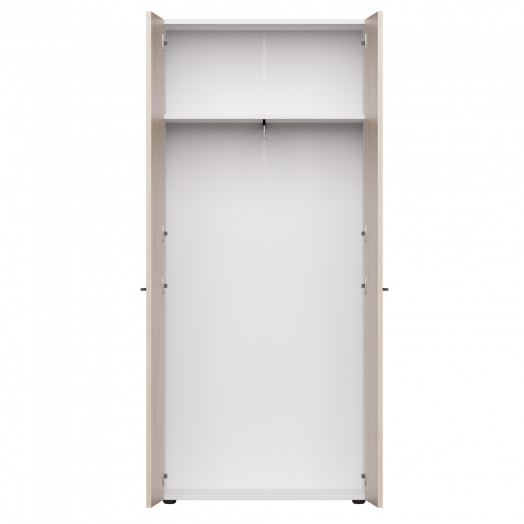 Гардероб EVO 800х383x1835 Белый/Дуб Соната