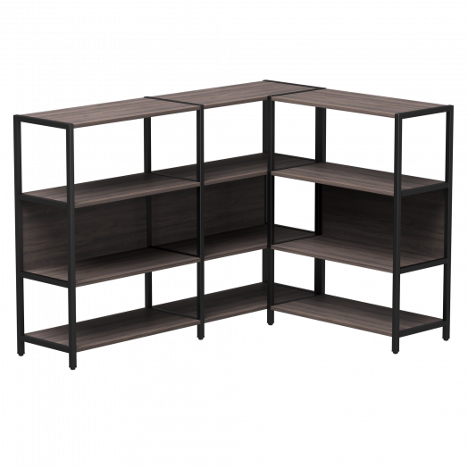 Набор стеллажных систем №14 EVO 1635x1215x1120 Дуб Пасадена/Черный