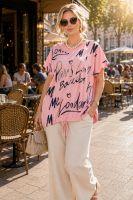 Нарядная футболка "City Glam" арт.260 [розовый]