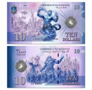 10 Dollars Heroes 3 Tower. Башня. Памятная банкнота. UNCB Oz Msh