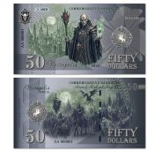 50 Dollars Heroes 3 Necropolis. Некрополис. Памятная банкнота. UNCB Oz Msh