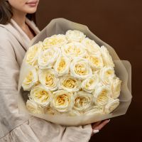 Пионовидная роза 25шт (сорт Кендл Лайт)