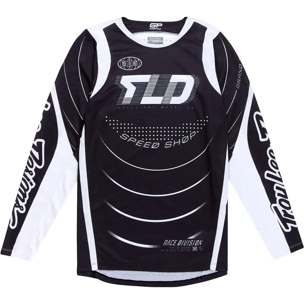 Troy Lee Designs GP Pro Spun Black джерси для мотокросса