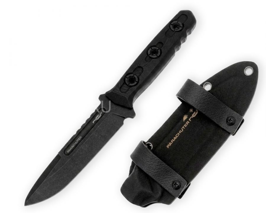 Нож Parachuter сталь AUS-10 рукоять Black G10