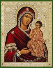 Чирская икона Божией Матери рукописная на липовой доске (24140)