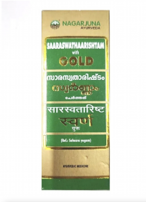 Saaraswatharishtam with gold NAGARJUNA 25 мл