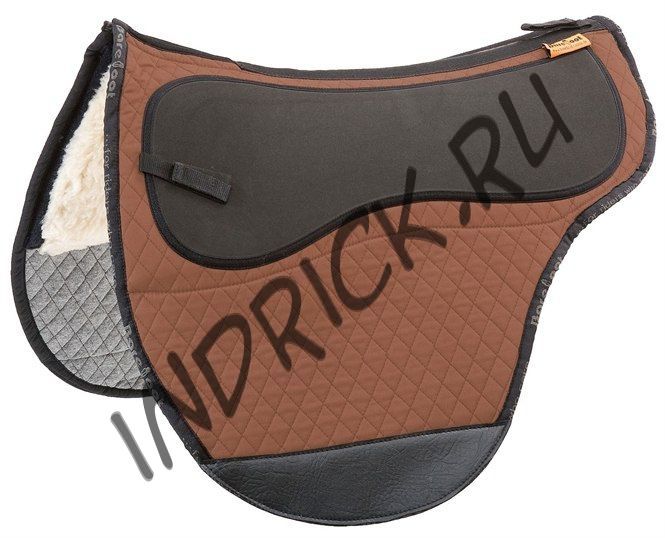 Меховое седло Barefoot Soft Walk с падом и путлищами