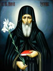 Моисей Угрин рукописная Икона на липовой доске (22801)