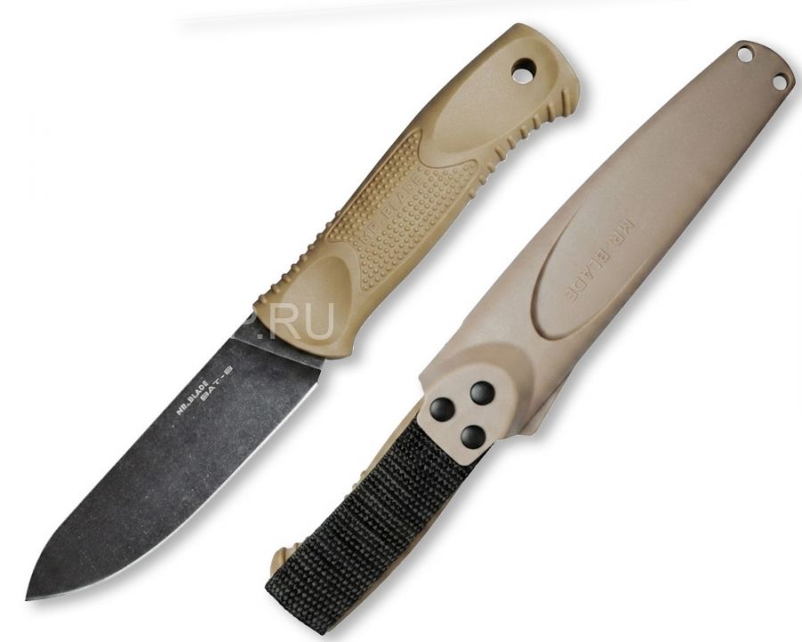 Нож туристический Bat-B Blackwash Olive