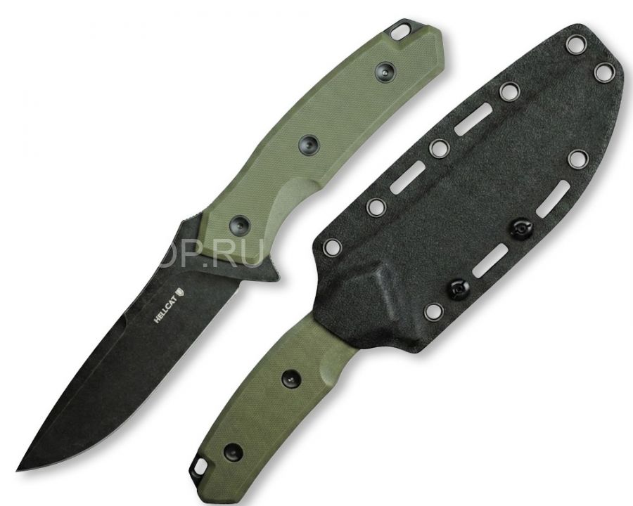 Нож тактический Hellcat CQB Blackwash Olive