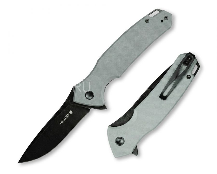 Нож складной Hellcat Mini Blackwash Grey
