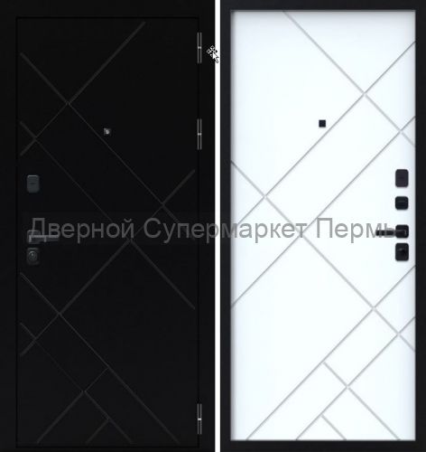 Аркан Призма Букле черный, Velluto Bianco