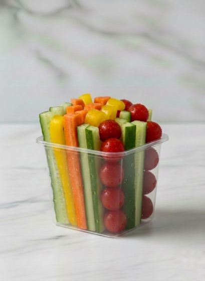 Овощной микс черри, морковь, желтый перец, огурец 250 г