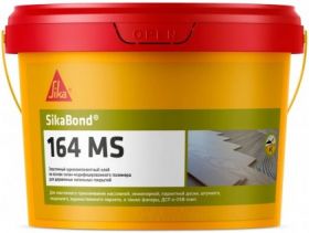 Клей Паркетный Sika SikaBond-164 MS 7кг Однокомпонентный, Эластичный, без Растворителя / Зика
