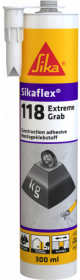 Клей Высококпрочный Sika Sikaflex-118 Extreme Grab 300мл на Основе MS-Полимера, Универсальный / Зика.