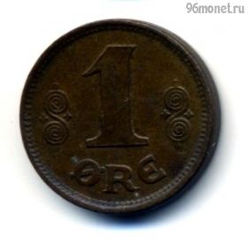 Дания 1 эре 1919 HCN-GJ
