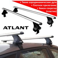 Багажник на крышу Omoda C5 (кроссовер, 2022-...), Атлант, аэродинамические дуги, опора Е