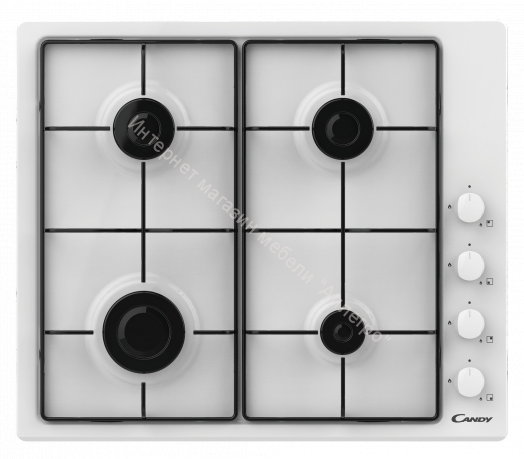 Газовая варочная панель CANDY CHW6LWW белый