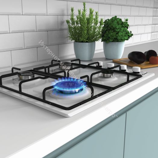 Газовая варочная панель CANDY CHW6LWW белый