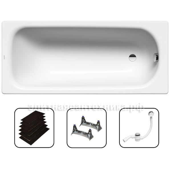 Ванна Kaldewei Saniform Plus 180x80 (SET-SFP-180)