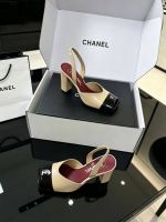 Босоножки на каблуке CHANEL Premium