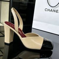 Босоножки на каблуке CHANEL Premium