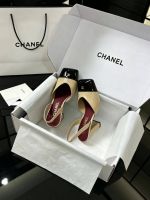 Босоножки на каблуке CHANEL Premium