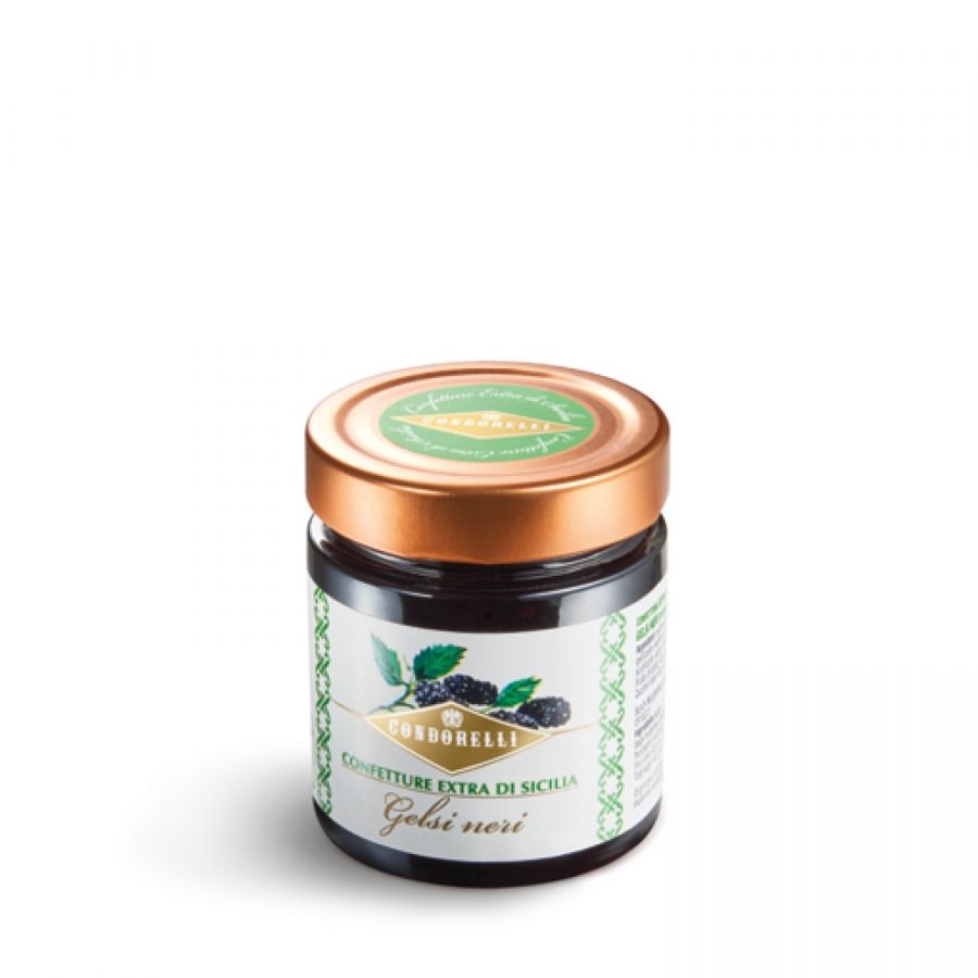 Конфитюр из шелковицы, Condorelli, 240 г, Confettura ai gelsi neri  240 g