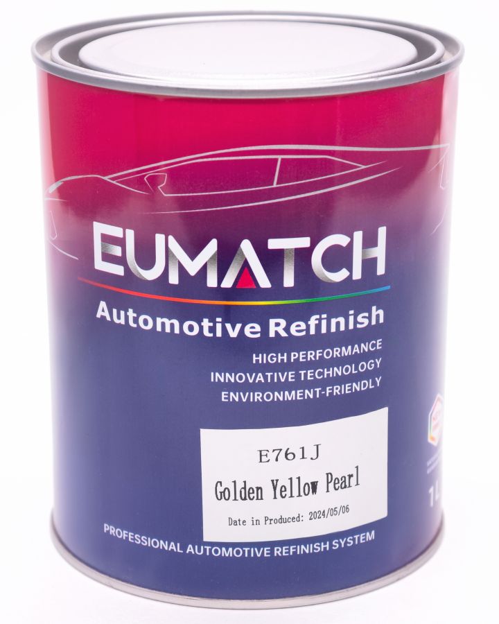 Eumatch Эмаль E761J-1 Golden Yellow Pearl / Золотисто-жёлтый перламутр
