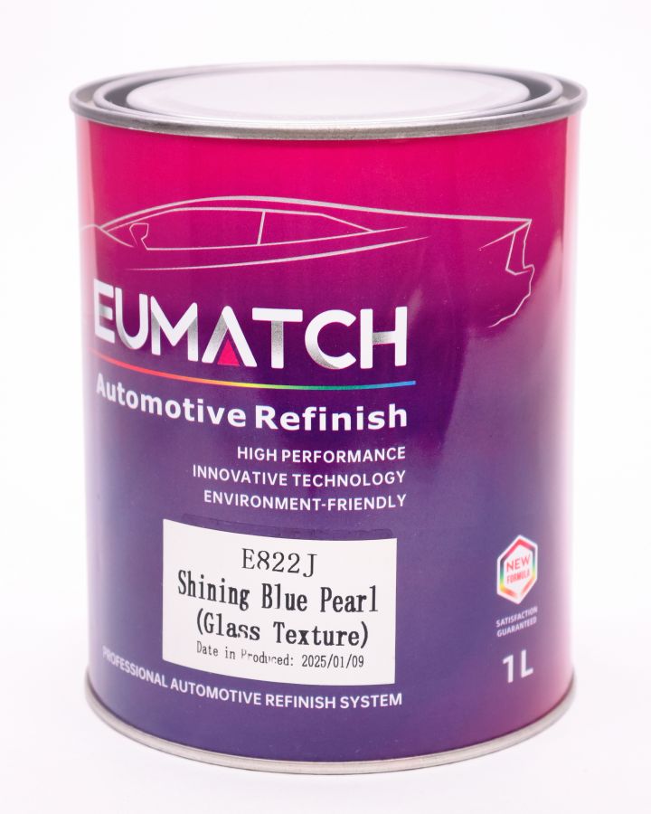 Eumatch Эмаль E822J-1 Shining Blue Pearl (Glass Texture) / Сияющий голубой перламутр ("стекло")