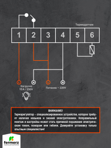 Терморегулятор/термостат универсальный с функцией нагрева и охлаждения Рингдер (Ringder) RC-114M 10А