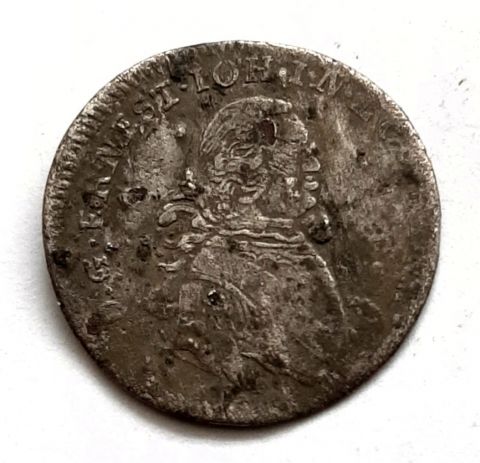 3 гроша 1765 Курляндия RARE R4 AUNC Российская империя